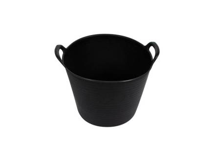 X-Trade FlexiTub Black 25 Litre Flexible Tub - 100% Recycled Plastic