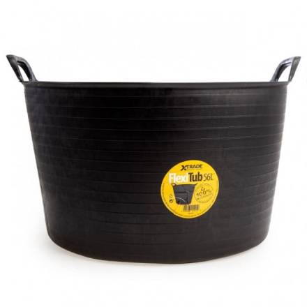 X-Trade FlexiTub Black 56 Litre Flexible Tub