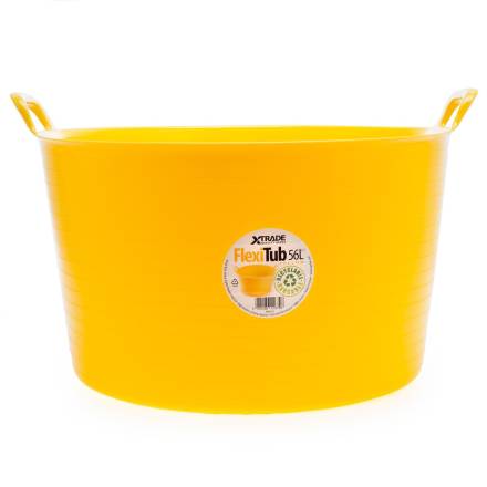 X-Trade Flexi-Tub Yellow 56 Litre