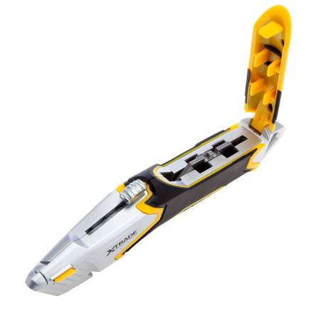 X-Trade Retractable Utility Knife with 5 SK5 Steel Blades