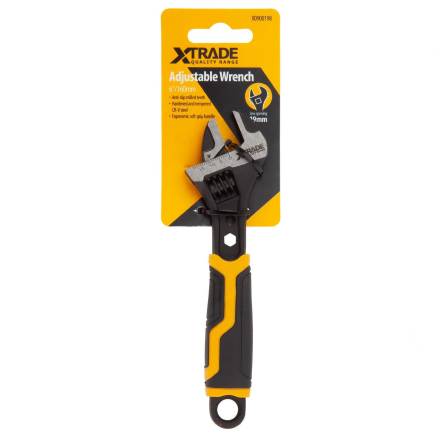 X-Trade Adjustable Wrench 6" / 160mm CR-V Steel