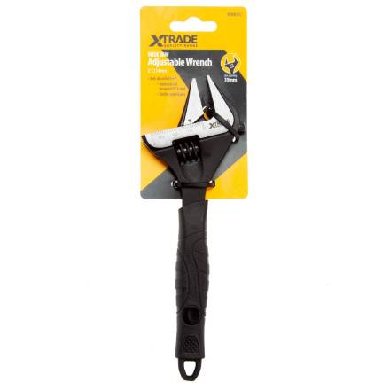 X-Trade 200mm Adjustable Wrench Wide Jaw