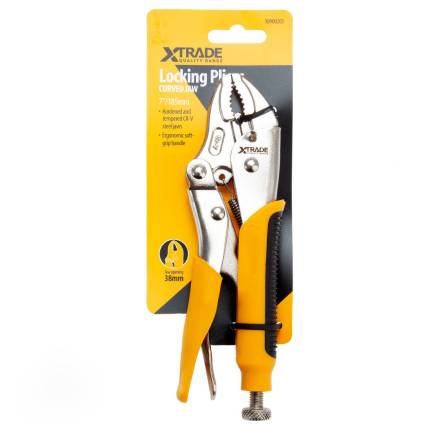 X-Trade Curved Jaw Locking Pliers 180mm / 7"