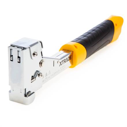 X-Trade Pro Heavy Duty Hammer Tacker for Flat Wire Staples 6-14mm