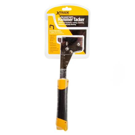X-Trade Pro Heavy Duty Hammer Tacker for Flat Wire Staples 6-14mm