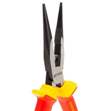 X-Trade VDE Long Nose Pliers 8"/200mm