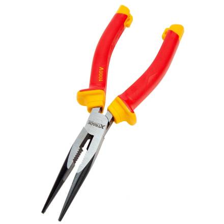 X-Trade VDE Long Nose Pliers 8"/200mm