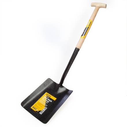 X-Trade Solid Socket Square Mouth No.2 Shovel with Wooden T-Handle