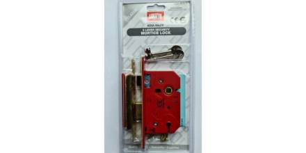 Union 2201 5 Lever Mortice Sashlock Polished Brass 65mm 2.5in