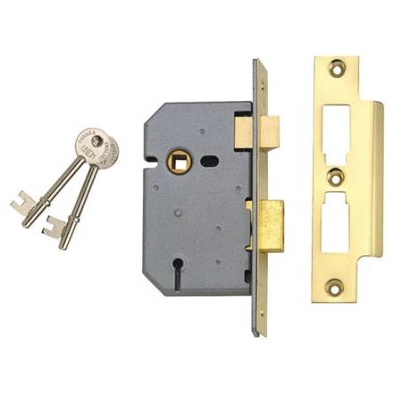 Union 2277 3 Lever Mortice Sashlock Satin Chrome 77.5mm (3in)