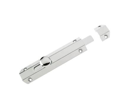 Zoo Hardware ZAB100CCP 202mm Surface Bolt Polished Chrome