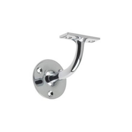 Zoo Hardware ZAB70CP Heavyweight Handrail Bracket 64mm Polished Chrome