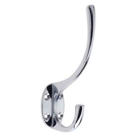 Zoo Hardware Hat and Coat Hook 127mm Polished Chrome ZAB80CP