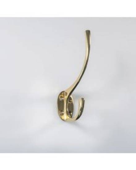 Zoo Hardware ZAB80 Hat and Coat Hook 127mm Polished Brass