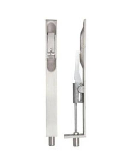 Zoo Hardware Lever Action Flush Bolt 203 x 20mm Satin Stainless Steel
