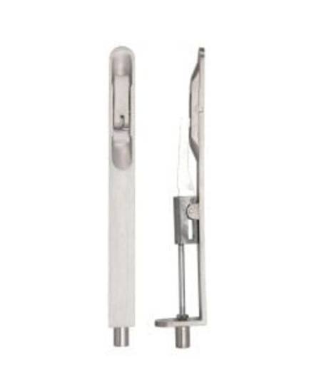 Zoo Hardware Lever Action Flush Bolt 203 x 20mm Satin Stainless Steel