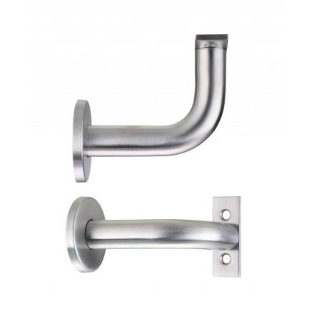 Zoo Hardware ZAS45SS Concealed Fix Handrail Bracket Satin Stainless Steel 82mm