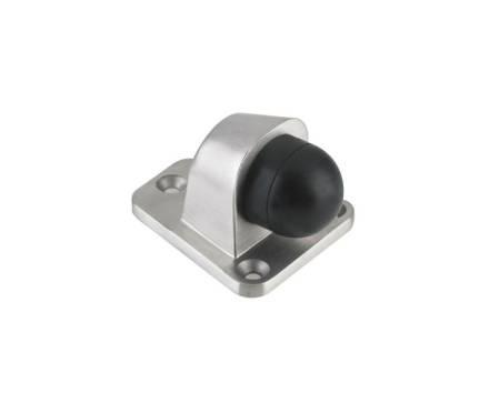 Zoo Hardware ZAS84SS Heavy Duty Floor Mounted Door Stop Satin Stainless Steel 60x51mm