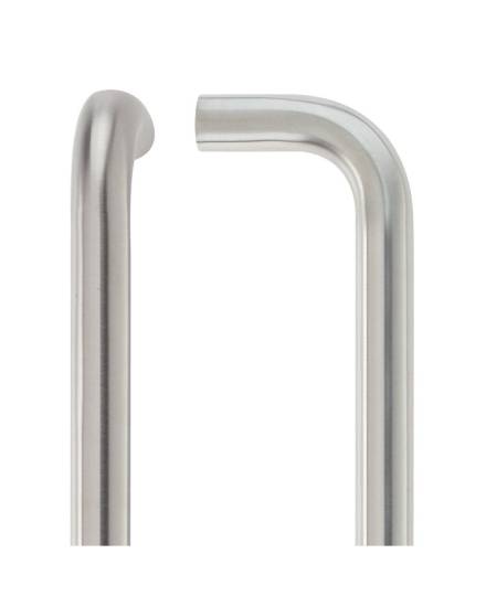 Zoo Hardware ZCS2 Contract D Pull Handle 225mm Centres 19mm Diameter Satin Stainless Steel