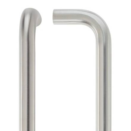 Zoo Hardware ZCS2 Contract D Pull Handle 225mm Centres 19mm Diameter Satin Stainless Steel