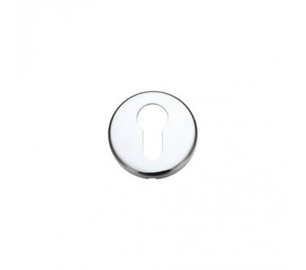 Zoo Hardware Stanza Contract Euro Profile Escutcheon 52mm Polished Chrome ZCZ001CP