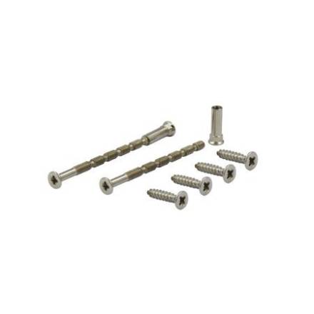 Zoo Hardware ZFP01 Spare Fixing Pack for ZCS and Vier Levers - Satin Stainless (Pkt 2)