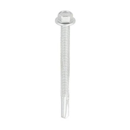 TIMCO Metal Construction Heavy Section Hex Self-Drilling TEK Screw Zinc 5.5 x 65mm