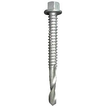 TIMCO Metal Construction Heavy Section Hex Self-Drilling TEK Screw Zinc 5.5 x 65mm