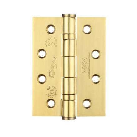 Zoo Hardware Grade 13 Ball Bearing Hinge PVD Stainless Brass 102 x 76 x 3mm - Pair