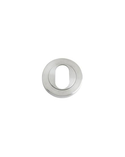 Zoo Hardware ZPS Oval Profile Escutcheon 50mm Grade 304 Satin Stainless Steel