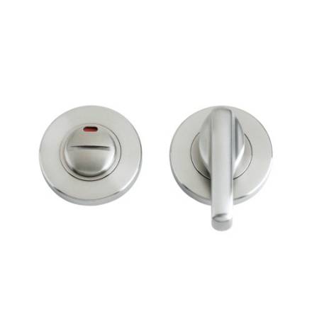 Zoo Hardware ZPS Disabled Bathroom Turn and Release with Indicator and RTD Lever - Satin Stainless Steel