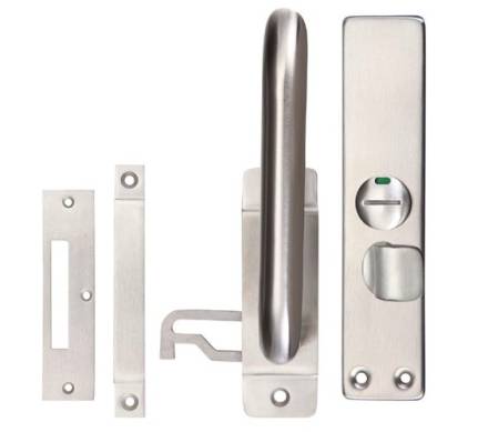 Zoo Hardware ZPS100SS Facility Indicator Bolt Satin Stainless Steel Reversible