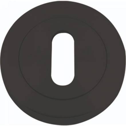 Zoo Hardware Stanza ZPZ002-OMB Standard Profile Escutcheon Oscuro Matt Black 50mm
