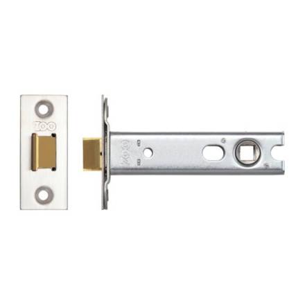 Zoo Hardware ZTLKA102 Architectural Double Sprung Tubular Latch 102mm Satin Stainless Steel