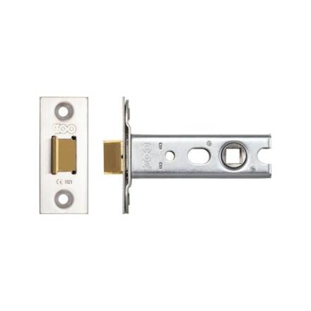 Zoo Hardware ZTLKA76 76mm Architectural Bolt-Through Tubular Latch Satin Stainless Steel