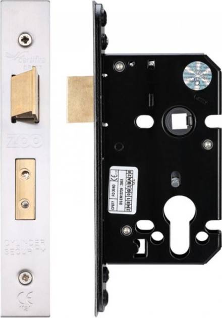 Zoo Hardware 64mm Euro Profile Sashlock - Satin Stainless Steel