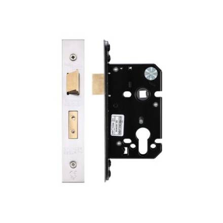 Zoo Hardware 64mm Euro Profile Sashlock - Satin Stainless Steel