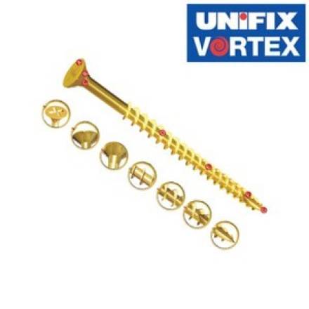 Unifix Vortex Multi-Purpose Power Screw 4.0 x 40mm Fully Threaded Box of 200